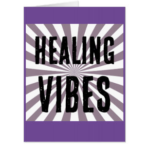HEALING VIBES MUCH LOVE BIG GIANT Greeting Card