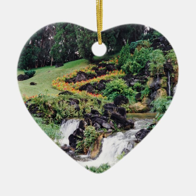 Healing Water Ceramic Ornament (Front)