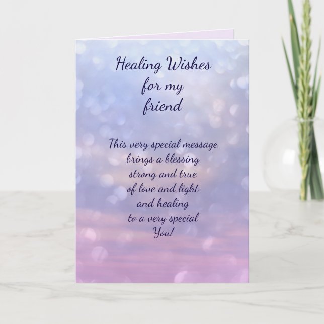 Healing Wishes friend Card (Front)