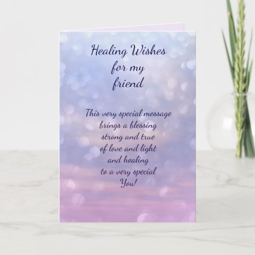 Healing Wishes friend Card