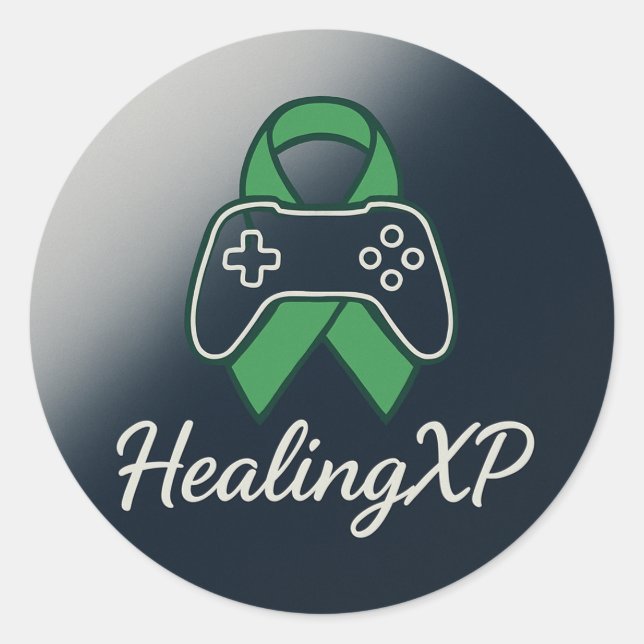 HealingXP Support Classic Round Sticker (Front)