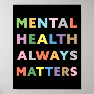 Health Always Problems Awareness Therapy Therapist Poster