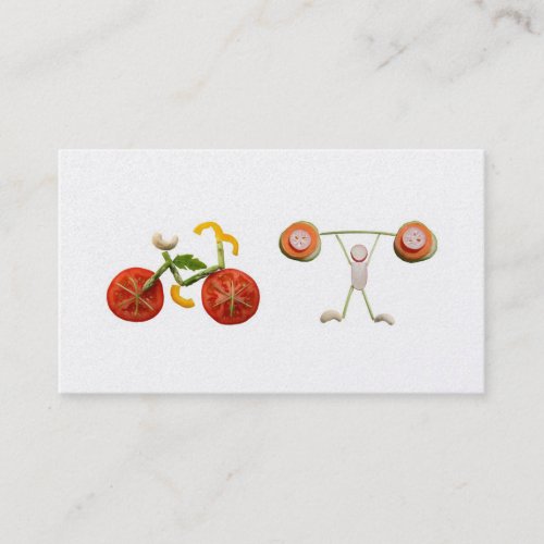 Health and nutrition business cards