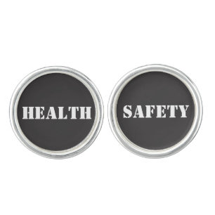 Health and Safety Gift Idea Health Safety Cufflinks