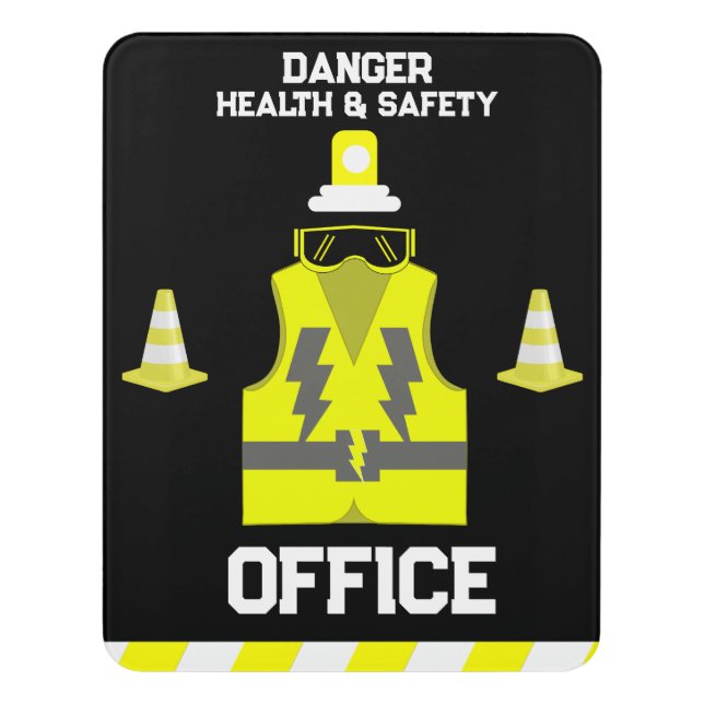 Health And Safety Officer Door Sign (Contemporary Vert)