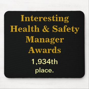 Health And Safety Practical Joke Mousepad by officecelebrity at Zazzle
