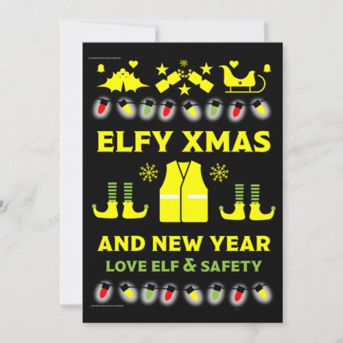 Health And Safety Xmas Gifts    Holiday Card