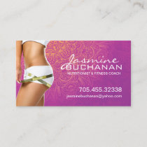 Health and Wellness Business Card Template