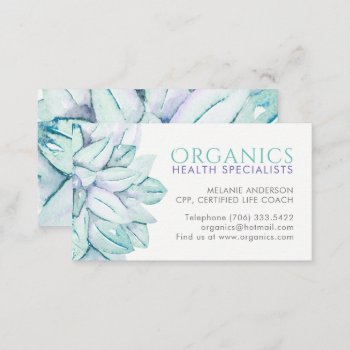 Health And Wellness Business Cards by colourfuldesigns at Zazzle