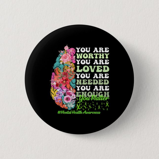 Health Awareness  Button (Front)