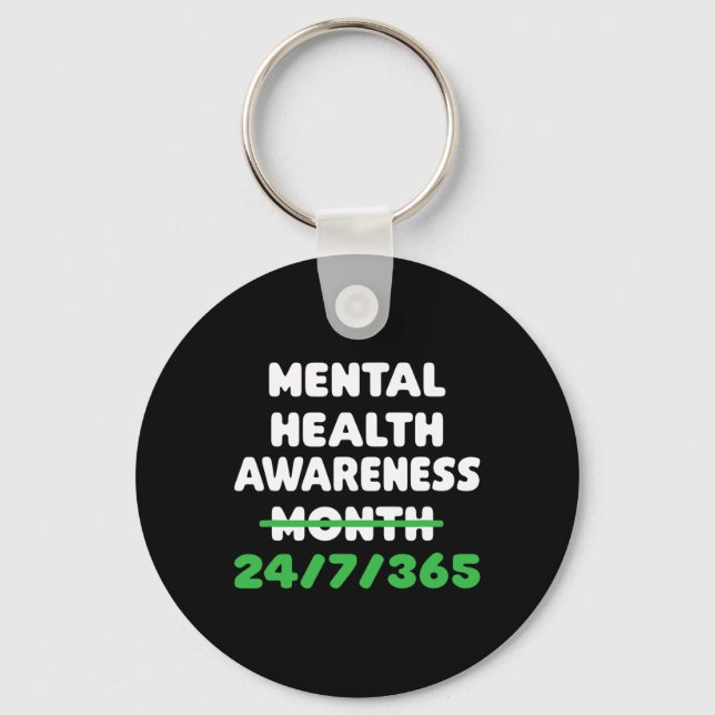 Health Awareness For Suicide Prevention  Keychain (Front)