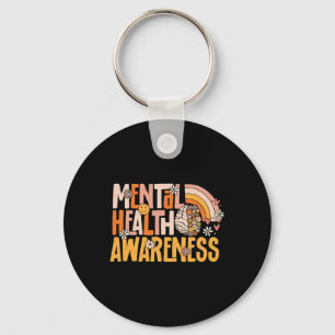 Health Awareness Mental Illness Therapist Counselo Keychain