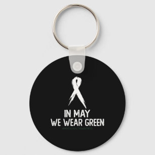 Health Awareness Month In May We Wear Green  Keychain