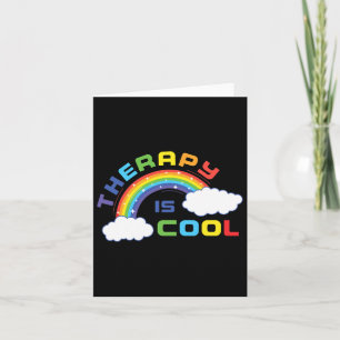 Health Awareness Month Therapy Is Cool Positive Qu Card