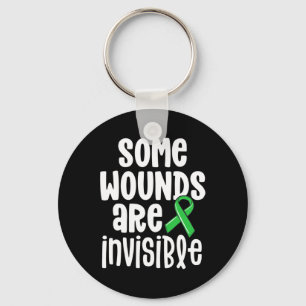 Health Awareness Some Wounds Are Invisible Keychain