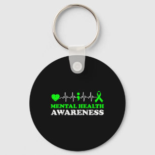 Health Awareness Warrior Counselor Therapist 1 Keychain