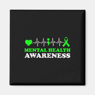 Health Awareness Warrior Counselor Therapist 1  Magnet