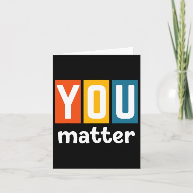 Health Awareness - You Problem  Card (Front)