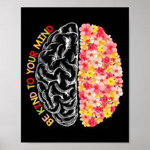 Health Be Kind Fun To Your Mind Autism Awareness Poster