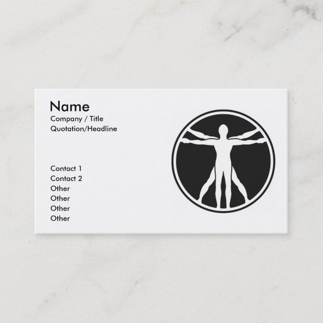 Health Business Card (Front)
