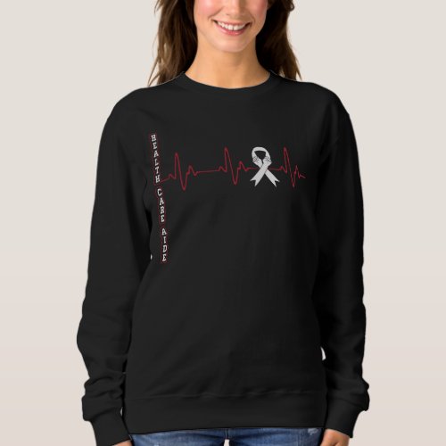 Health Care Aides heartbeat  Sweatshirt