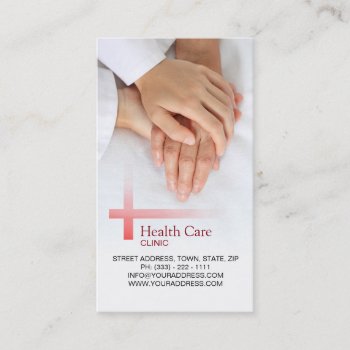 Health Care Clinic Medicine First Aid Hospital Business Card by paplavskyte at Zazzle