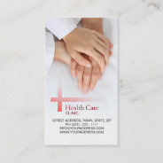 Health Care Clinic Medicine First Aid Hospital Business Card at Zazzle