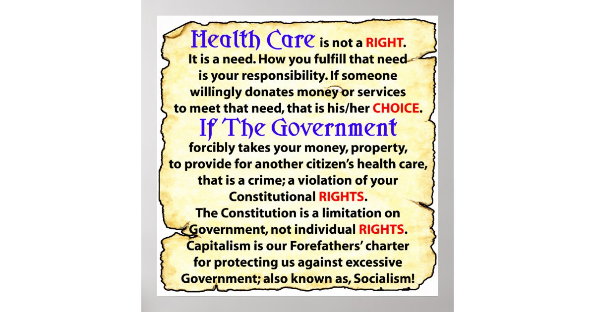 Is Health Care a Right or a