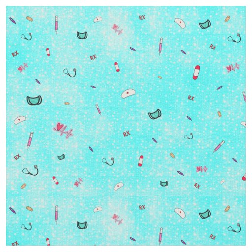 Health Care/ Nurse Themed Fabric