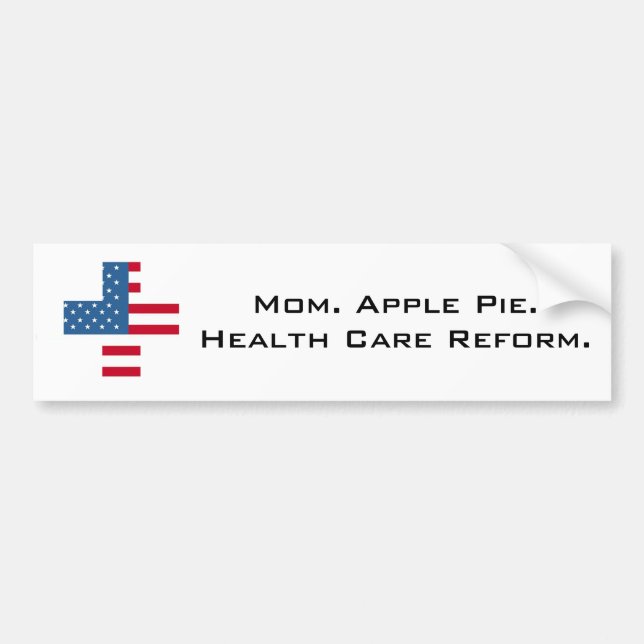 Health Care Reform Bumper Sticker (Front)