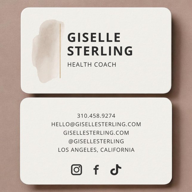 Health Coach Business Card (Creator Uploaded)