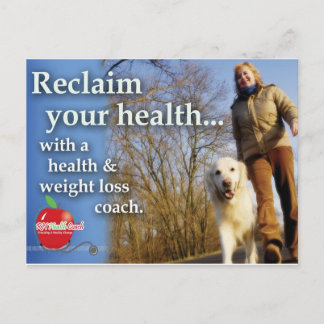 Health Coach Marketing Postcard