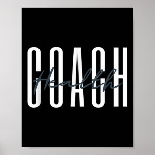 Health Coach Mental Health Coach Mental Awareness Poster