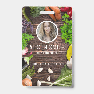 Health coach, nutritionist badge