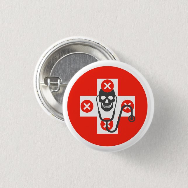 Health Danger Button (Front & Back)
