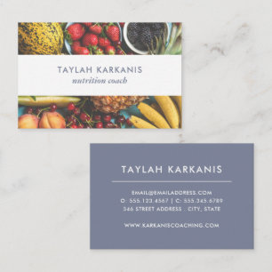 Health Field Fresh Colorful Fruit Business Card