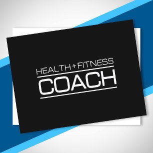 Health Fitness Coach Personal Trainer Gym Training Postcard