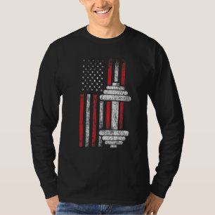 Health Fitness   Gym Workout Motivation   American T-Shirt