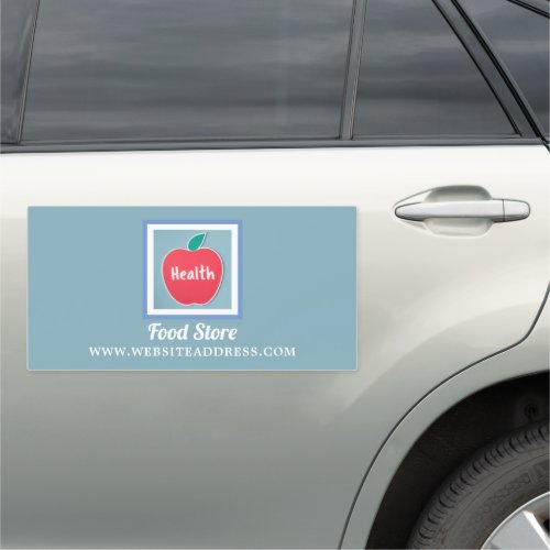 Health Food Store Logo Car Magnet