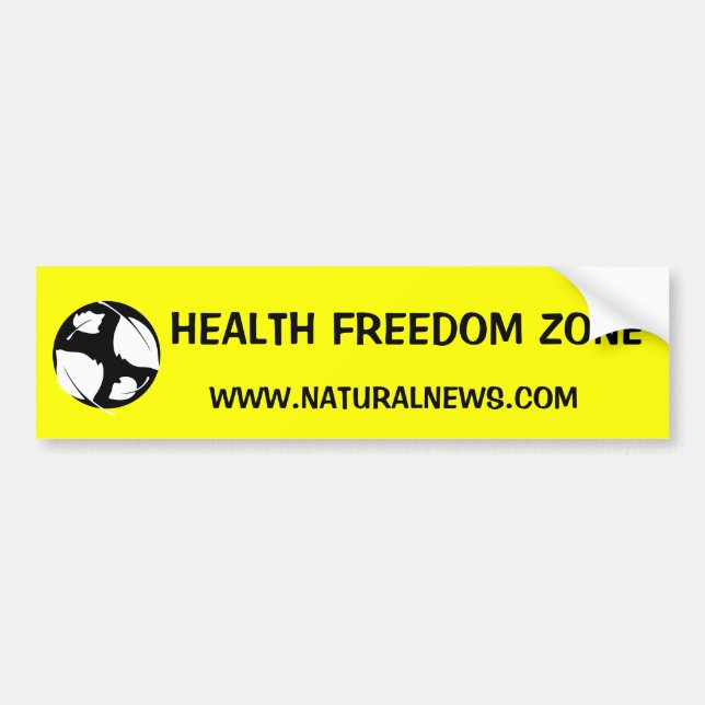 Health Freedom Zone Sticker (Front)