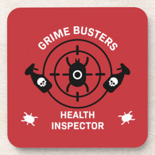 Health Inspector Beverage Coaster