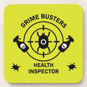Health Inspector Beverage Coaster