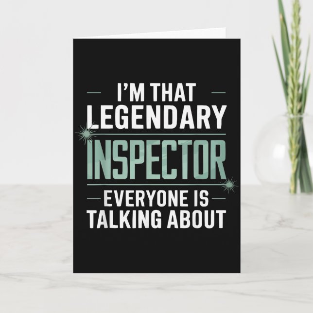 Health Inspector Job Profession Public Health _1  Card (Front)