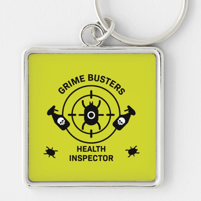 Health Inspector Keychain (Front)