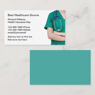 Health Insurance Medicare Rep Business Card
