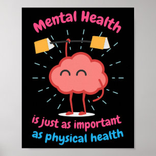 Health Is Just Physical Health Motivational  Poster