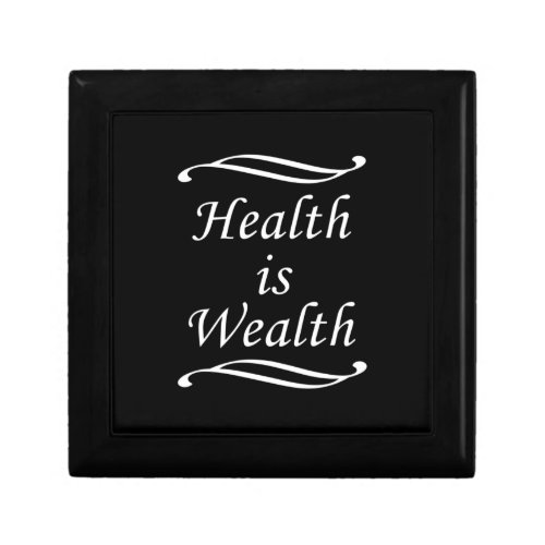 Health is wealth gift box