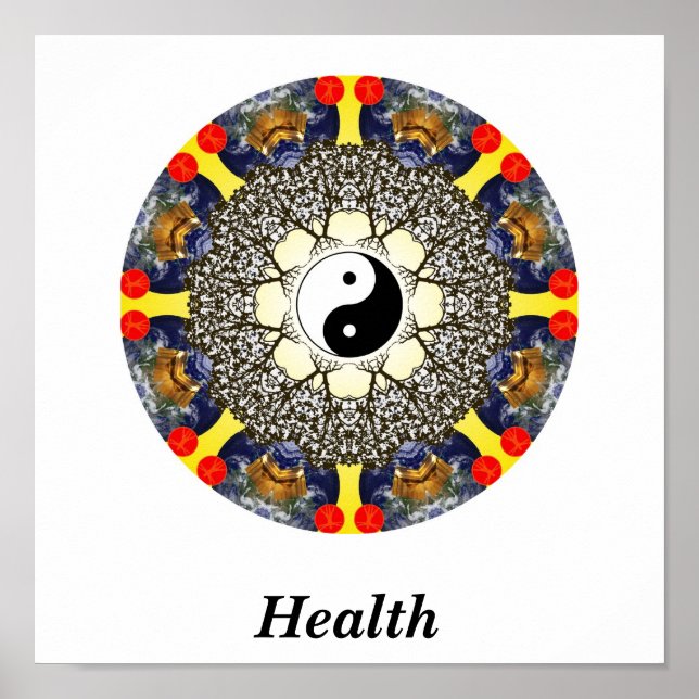 Health Mandala Print (Front)