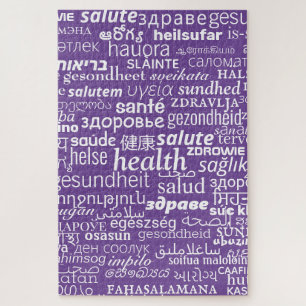 Health - Multi Language International - Be Healthy Jigsaw Puzzle