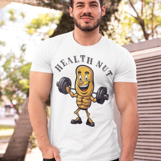 💪Health Nut Fun Tee🥜 T-Shirt (Creator Uploaded)